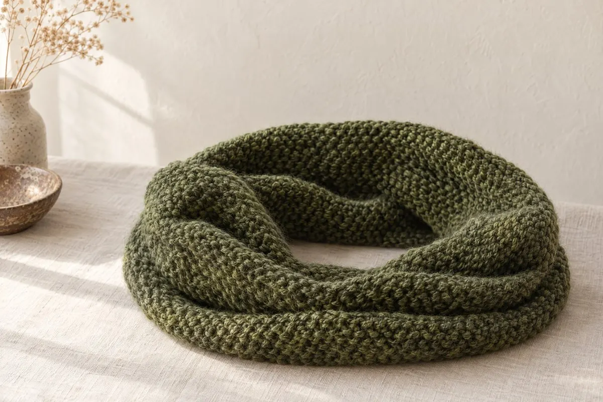Glen Cowl, knitted