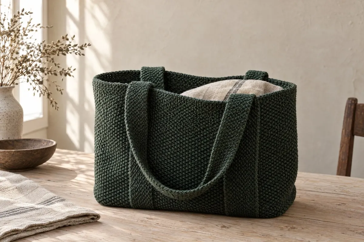 Loch Tote, knitted